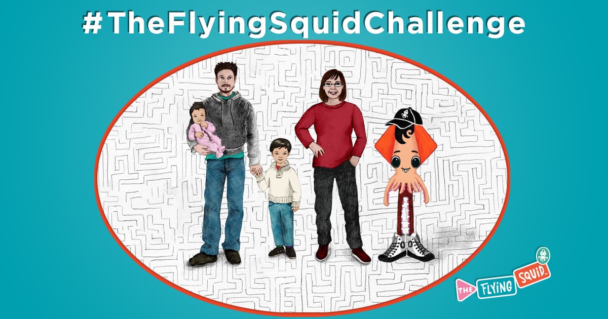 The flying Squid Team presents the Flying Squid challenge