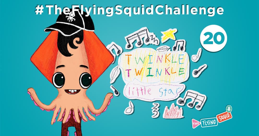 The Flying Squid is playing fun activities to do with kids, in this case playing swap songs!