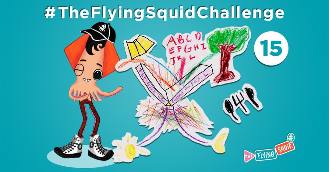 El Calamar Volador y sus actividades para niños, en este caso el juego de la historia consecutiva